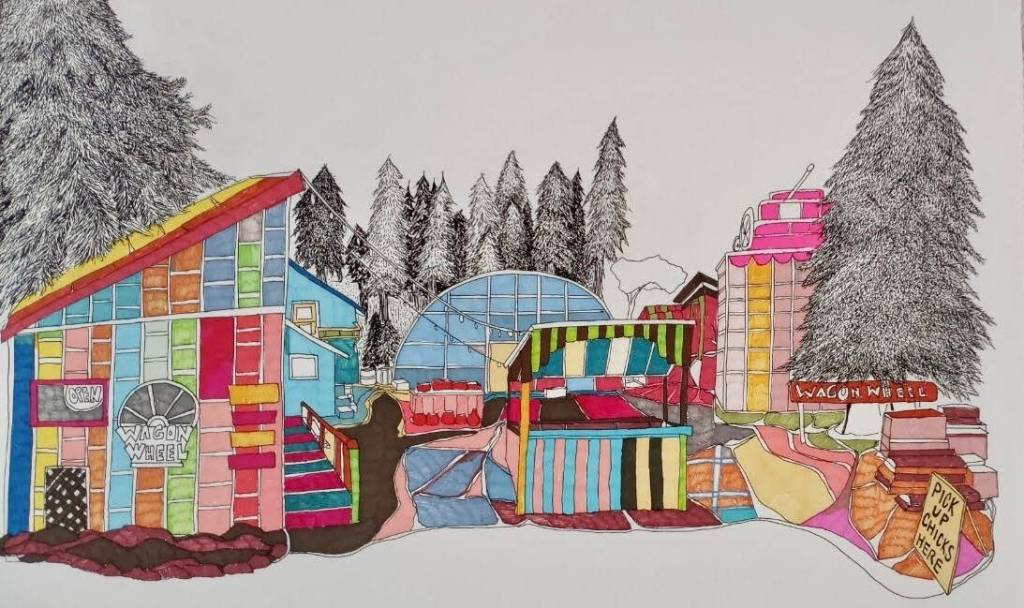 Wagon Wheel, by Teresa Aldridge and Erik Behnke