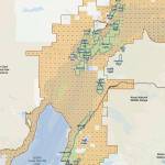 A map showing tracts available as part of an upcoming state oil and gas lease sale in Cook Inlet. (Map via Alaska Department of Natural Resources Division of Oil and Gas)