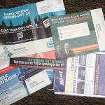 Mark Sabbatini / Juneau Empire
A variety of fliers with varying amounts of accuracy from candidates and groups are filling mailboxes leading up to the Nov. 8 general election. TV and other ads also range from pure nonsense to completely accurate, although many fall into the true from a certain point of view category.