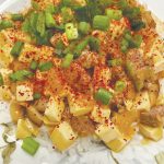 Photo by Tressa Dale/Peninsula Clarion 
Korean red pepper paste adds heat to this Mapo tofu recipe.