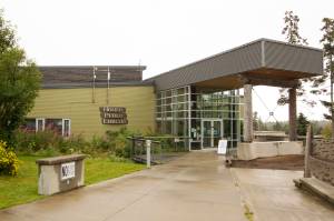 The Homer Public Library as seen on Aug. 18, 2021, in Homer, Alaska. (File photo by Sarah Knapp/Homer News)