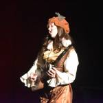 Hannah Burton rehearses Something Rotten on Wednesday, Nov. 9, 2022, at Soldotna High School in Soldotna, Alaska. (Jake Dye/Peninsula Clarion)