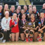 Kenai won the Class 3A state title Saturday, Nov. 12, 2022, at the Alaska Airlines Center in Anchorage, Alaska. (Photo by Jeff Helminiak/Peninsula Clarion)