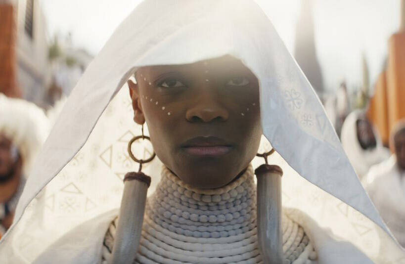 Letitia Wright as Shuri in Black Panther: Wakanda Forever (Image courtesy Marvel Studios)