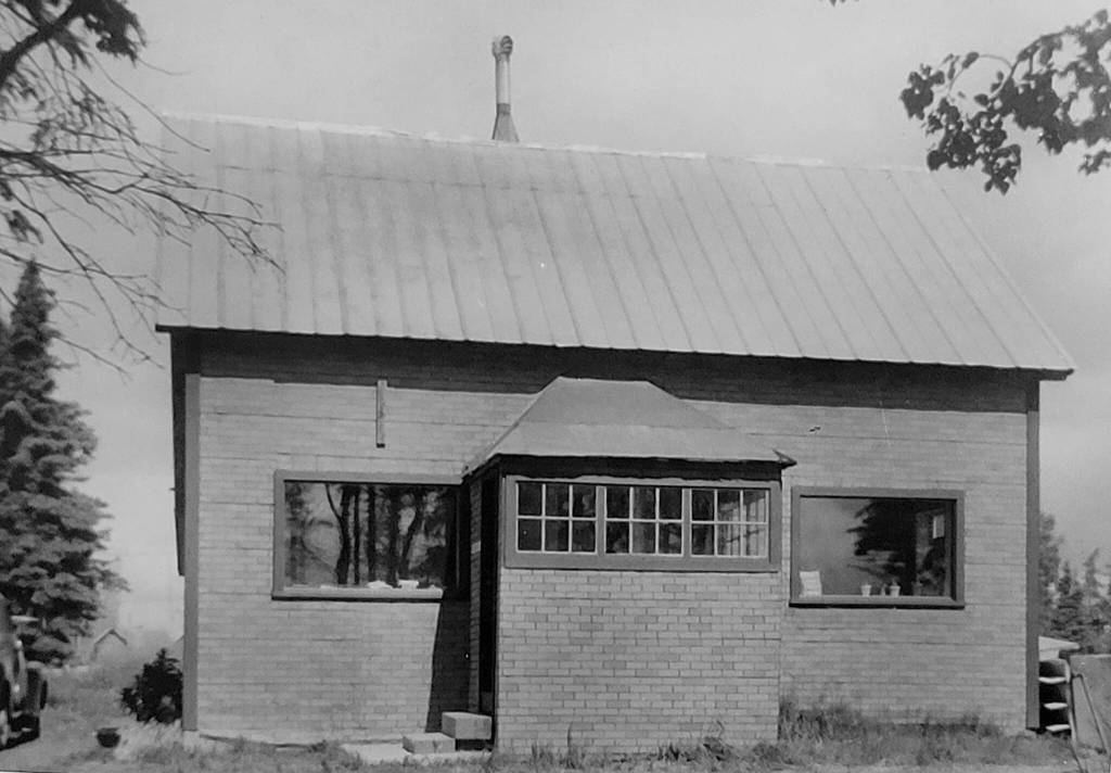 This former Louisa Miller ice cream parlor became Dr. Marian Gobles first home and clinic in Kenai, 1958. (Photo courtesy of Ben and Marian Goble)