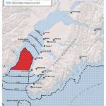 The Upper Cook Inlet Exclusive Economic Zone can be seen on this map provided by the National Oceanic and Atmospheric Administration. (Image via fisheries.noaa.gov)