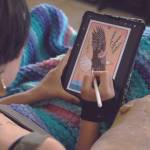 Ryce-Tovar sketches The Eagle in Homer, Alaska. (Photo provided by Ryce-Tovar)