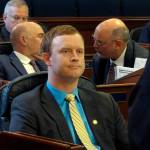 Alaska state Rep. David Eastman, R-Wasilla, sits in the House on April 29, 2022, in Juneau, Alaska. (AP Photo / Becky Bohrer, File)