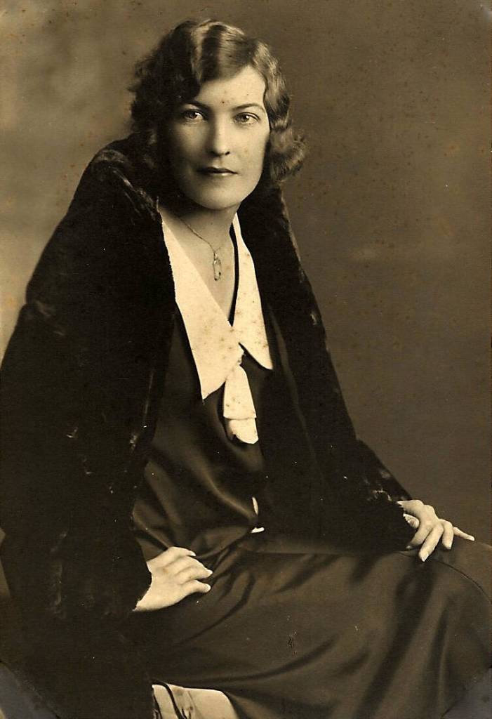 This undated image of Emma Sneve (later Emma Clark) shows her as a young woman, likely about the time she served as a registered nurse in Anchorage. (Public photo from ancestry.com website)