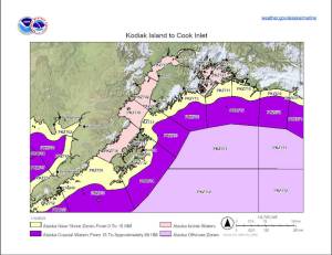 A map of updated marine zone boundaries, set to be put into effect on March 8, 2023. (Screenshot)