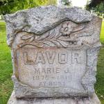 Image provided by findagrave.com website 
Marie (sometimes called Margaret) Lavor was buried in the Anchorage Memorial Park Cemetery in 1919 after she was murdered by William Dempsey.