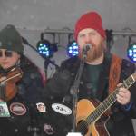 The Ridgeway Rounders perform during Frozen RiverFest on Saturday, Feb. 20, 2023, at Soldotna Creek Park in Soldotna, Alaska. (Jake Dye/Peninsula Clarion)