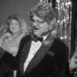 Jake Dye/Peninsula Clarion 
Bill Taylor portrays Tony during a rehersal of Disaster! on Tuesday at the Kenai Performers Theater in Soldotna.