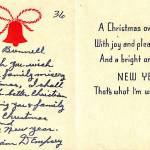 Image courtesy of the University of Alaska Fairbanks archives 
In 1936, frustrated by Charles Bunnells repeated denials of his requests for a recommendation of executive clemency, Leavenworth prison inmate William Dempsey sent this holiday card to Bunnell.
