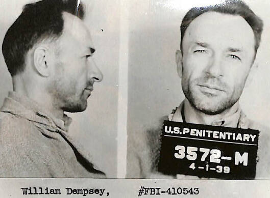 After 18 years at Leavenworth prison in Kansas, William Dempsey was returned to McNeil Island federal penitentiary in Washington in April 1939. He would escape from McNeil nine months later. (Photo courtesy of the University of Alaska Fairbanks archives)