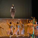 Forever Dance performers rehearse Storytellers on Wednesday, March 22, 2023, at the Renee C. Henderson Auditorium in Kenai, Alaska. (Jake Dye/Peninsula Clarion)