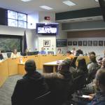 Audre Hickey testifies in opposition to an ordinance that would implement a citywide lewdness prohibition in Soldotna during a city council meeting on Wednesday, March 22, 2023, in Soldotna, Alaska. (Ashlyn OHara/Peninsula Clarion)