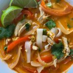 Thai coconut red curry soup can be made as spicy or mild as you choose. (Photo by Tressa Dale/Peninsula Clarion)