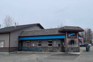The Kenai River Sportfishing Association offices in Soldotna, Alaska, are seen on Tuesday, May 2, 2023. (Jake Dye/Peninsula Clarion)