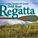 Poster for the 16th Annual Cooper Landing Chamber of Commerce Drift Boat Regatta. (Promotional Image)