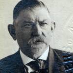 Photo #2014.002.0001.9 courtesy of the Resurrection Bay Historical Society
This is the photo of Dr. John A. Baughman used for his 1918 Seward Waterfront Pass.