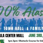 Poster for 100% Alaska Town Hall & Family Day (Photo courtesy Change 4 the Kenai)