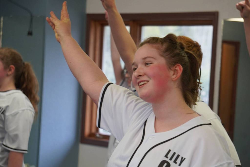 Encore Dance Academy students practice ahead of the 2023 Spring Recital at Encore Dance Academy in Kenai, Alaska, on Tuesday, May 23, 2023. (Jake Dye/Peninsula Clarion)