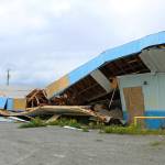 Building materials pile up at the site of the former ZipMart on Wednesday, June 14, 2023, in Sterling, Alaska. (Ashlyn OHara/Peninsula Clarion)