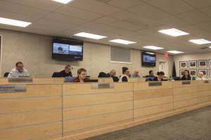The Kenai Peninsula Borough School District Board of Education meets on Monday, April 10, 2023, in Soldotna, Alaska. (Ashlyn OHara/Peninsula Clarion)