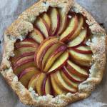 Photo by Tressa Dale/Peninsula Clarion
Fresh ripe peaches are wrapped in a buttery crust in this peach galette recipe.