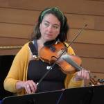 Cori McKay performs in a rehearsal for Treefort Theatres The Wind in the Willows at Christ Lutheran Church in Soldotna, Alaska, on Sunday, Aug. 13, 2023. (Jake Dye/Peninsula Clarion)