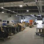 Items wait to be unpacked inside Kendalls new service facility and dealership on Wednesday, Aug. 17, 2023, in Soldotna, Alaska. (Ashlyn OHara/Peninsula Clarion)