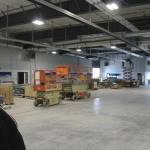 From left: Kendall Kenai Peninsula Service Manager Joshua Lee and Project Manager Vincent English stand near service bays in Kendalls new service facility and dealership on Wednesday, Aug. 16, 2023, in Soldotna, Alaska. (Ashlyn OHara/Peninsula Clarion)