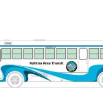 Mock-up illustration of in-development Kahtnu Area Transit Bus (Image courtesy Kenaitze Indian Tribe)