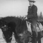 Photo courtesy of the Lancashire Family Collection
Larry Lancashire on horseback, probably on the family homestead.