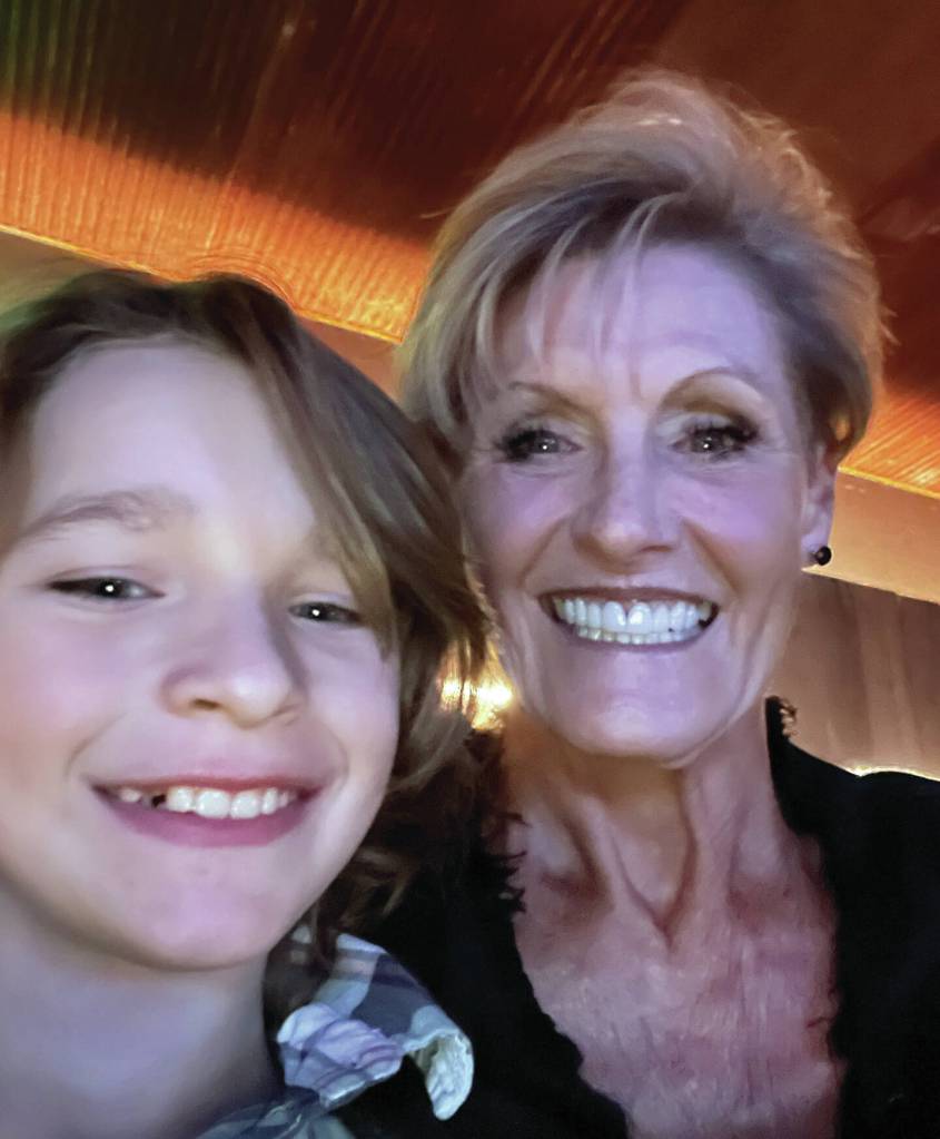 Photo courtesy of Lori Mackstaller
Lori (Lancashire) Mackstaller smiles with her grandson, Nico, in this recent photograph.