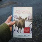 Ashlyn OHara/Peninsula Clarion
A copy of If You Lived Here, Id Know Your Name is held on Thursday near Soldotna.
