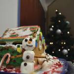 A gingerbread house designed by Ulysses Haberman is displayed at the Kenai Chamber of Commerce and Visitor Center on Tuesday, Dec. 6, 2022. (Jake Dye/Peninsula Clarion)
Jake Dye/Peninsula Clarion
A gingerbread house designed by Ulysses Haberman is displayed at the Kenai Chamber of Commerce and Visitor Center on Tuesday, Dec. 6, 2022.