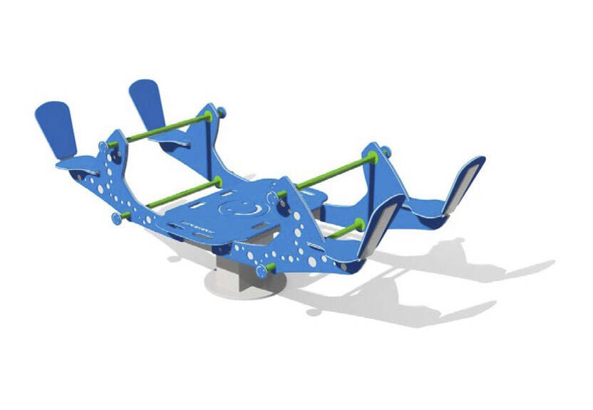 Illustration of GameTimes Inclusive Seesaw. (Image via City of Kenai)