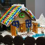 A gingerbread house constructed by Alanna, in the adult division, is displayed as part of the 11th Annual Gingerbread House Contest at the Kenai Chamber of Commerce and Visitor Center in Kenai, Alaska, on Thursday, Nov. 16, 2023. (Jake Dye/Peninsula Clarion)