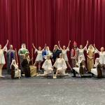 The cast of Breath of Heaven stand together during Forever Christmas 2022. (Photo courtesy Forever Dance)