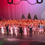The full cast and staff of Forever Dance take final bows during Forever Christmas 2022. (Photo courtesy Forever Dance)