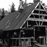 The Cooper Landing Post Office, photographed here in 1977 for possible inclusion in the National Register of Historic Places, was once housed in this store, constructed by Jack Lean many decades earlier.
