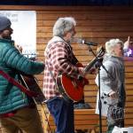 Ellie & the Echoes perform during Christmas in the Park at Soldotna Creek Park in Soldotna, Alaska, on Saturday, Dec. 2, 2023. (Jake Dye/Peninsula Clarion)