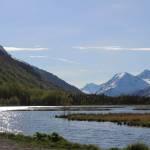 The sun shines over Tern Lake on Sunday, May 22, 2022, near Cooper Landing, Alaska. (Ashlyn OHara/Peninsula Clarion)