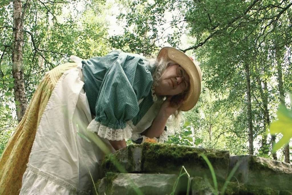 Carol Ford portrays Aunt Nancy in Aunt Nancy and Old Man Trouble, a short film by Raleigh Van Natta. (Photo courtesy Raleigh Van Natta)