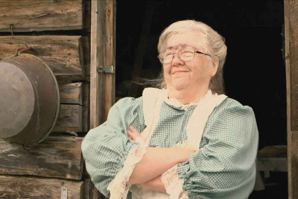 Carol Ford portrays Aunt Nancy in Aunt Nancy and Old Man Trouble, a short film by Raleigh Van Natta. (Photo courtesy Raleigh Van Natta)