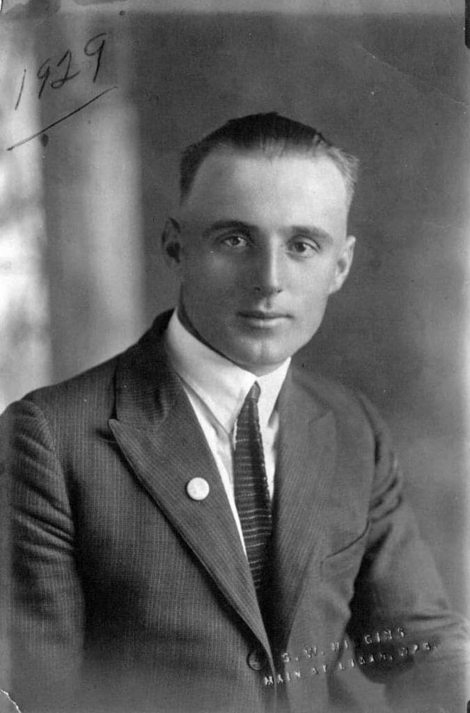 Photo courtesy of the Bodnar Family Collection
Shown here in 1929 is Michael Bodnar, brother of Marcus and Alex. Although Michael and his family never lived on the Kenai Peninsula, they did move to Anchorage and lived there for several years.