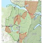 A map of areas closed to snowmachine use in the Chugach National Forest. (Provided by U.S. Forest Service)