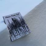 A copy of Judy Johnsons Alaskan Pioneer Girl rests in the snow on Sunday, December 24, 2023 near Soldotna, Alaska. (Ashlyn OHara/Peninsula Clarion)